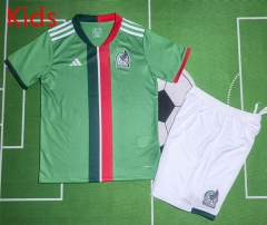 2025-2026 Mexico Green Kids/Youth Soccer Uniform-4442