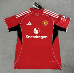 2025-2026  Manchester United Home Red Thailand Soccer Jersey AAA-4506