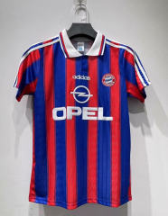 Retro Version 98-99 Bayern München Home Red&Blue  Thailand Soccer Jersey AAA-1763