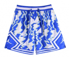 (XS-4XL) AJ Tie-dye White NBA Shorts -4370