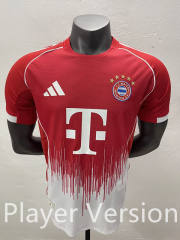 Player Version  Bayern München Home  Red Thailand Soccer Jersey AAA-8610