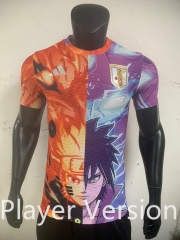 Player Version 2025-2026  Japan Naruto  Orange&Purple Thailand Soccer Jersey AAA-1959