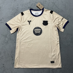 2025-2026  Barcelona Away Beige Thailand Soccer Jersey AAA-4506