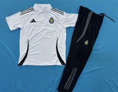2025-2026 Al-Nassr FC White  Thailand Polo Uniform-4627