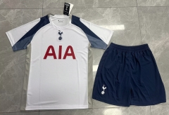 Without Brand Logo 2025-2026  Tottenham Hotspur  Home White  Soccer Uniform-9031