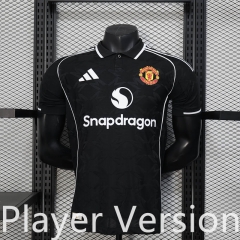 Player Version 2025-2026 Special Version Manchester United Black Thailand Jersey AAA-888