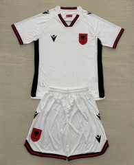 2025-2026 Albania Away White   Soccer Uniform-AY