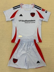2025-2026 FC Dallas Away Grey Soccer Uniform-AY