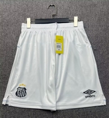 25-26  Santos FC Home White Thailand Soccer Shorts