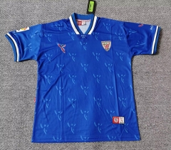 Retro Version 01-03 Athletic Bilbao Away Blue Thailand Soccer Jersey AAA-0141