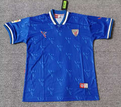 Retro Version 01-03 Athletic Bilbao Away Blue Thailand Soccer Jersey AAA-0141