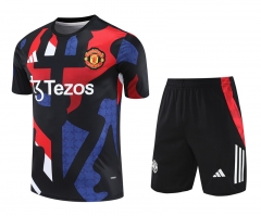 2025-2026 Manchester United Blue&Red  Thailand Soccer Uniform-418