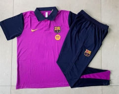 2024-2025 Barcelona Purple Thailand Polo Uniform-815