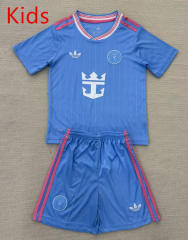 2025-2026 Inter Miami CF 3rd Away Blue Kids/Youth Soccer Uniform-AY