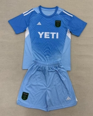 2025-2026 Austin Goalkeeper FC Blue Soccer Uniform-AY