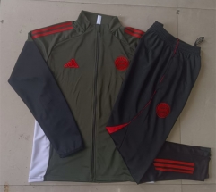 2025-2026 Retro Version Bayern München Dark Green Thailand Soccer Jacket Uniform-815