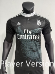 Player Retro Version 14-15 Real Madrid Away Black Thailand Soccer Jersey AAA-1959