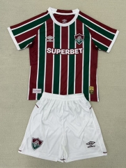 2025-2026 Fluminense Home Red&Green Soccer Uniform-AY
