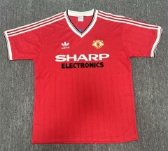 Retro Version 82-83 Manchester United Home Red Thailand Jersey AAA-0009