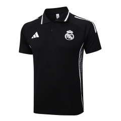 2025-2026  Real Madrid Black Thailand Polo Shirt-815