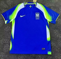 (S-4XL) 2025-2026 Korea Republic Away Blue  Thailand Soccer Jersey AAA-7209