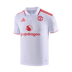 2025-2026 Manchester United White Thailand Polo Shirt-418