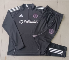 2025-2026 Inter Miami CF Black Thailand Soccer Tracksuit-815