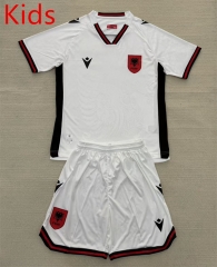2025-2026 Albania Away White Kid/Youth Soccer Uniform-AY
