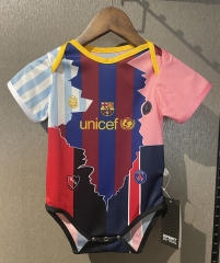 2025-2026 Messi Commemorative Edition  Inter Miami CF Colorful Baby Soccer Uniform-CS