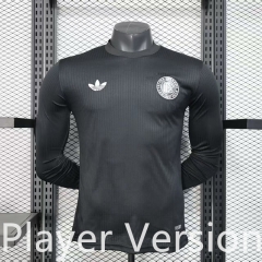 Player Version Anniversary Edition Germany Black LS Thailand Soccer Jersey AAA-888
