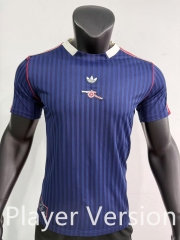 Player Retro Version Adidas  Arsenal Royal Blue Thailand Soccer Jersey AAA-1959