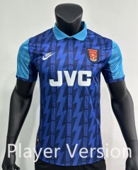 Player Retro Version 94-95 Arsenal Away Blue Thailand Soccer Jersey AAA-1959