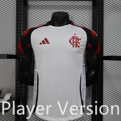 Player Version 2025-2026 Flamengo Away  White  Thailand Soccer Jersey AAA-888