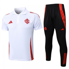 2024-2025 Brazil SC Internacional White Thailand Polo Uniform-815