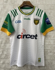 （S-3XL）2025GAA Donegal Away White Thailand Rugby Shirt