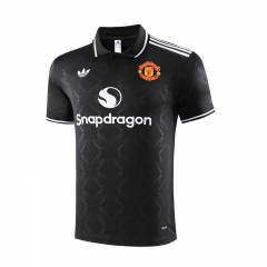2025-2026 Manchester United Black Thailand Polo Shirt-418