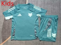 2025-2026 Cruzeiro EC Green Training  Kids/Youth Soccer Uniform-9484