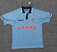 Retro Version 97-99  Celta de Vigo Home Blue Thailand Soccer Jersey AAA-0141