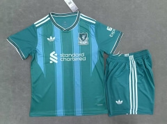 2025-2026 Liverpool 2nd Away Green Soccer Uniform-718