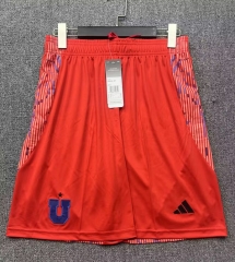 25-26  Universidad de Chile  Away Orange Thailand Soccer Shorts-2886