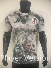 Player Version 2025-2026 Japan East China Sea Dragon King Ao Guang White&Gray  Thailand Soccer Jersey AAA-1959