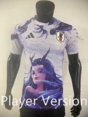 Player Version 2025-2026  Japan the Dragon King of the West Sea Ao Run White&Purple  Thailand Soccer Jersey AAA-1959