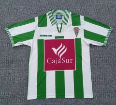 Reto Version 97-98  Cordoba CF Home  White&Green Thailand Soccer Jersey AAA-0141