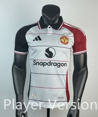 Player Version 2025-2026 Manchester United White Thailand Jersey AAA-418