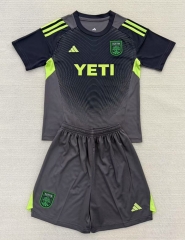 2025-2026  Austin  Goalkeeper FC Grey&Black Soccer Uniform-AY
