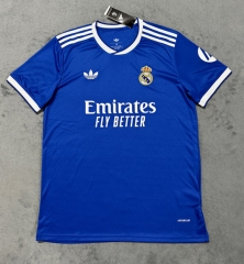 (S-4XL) 2025-2026 Real Madrid 2nd Away Blue Soccer Jersey AAA-4506