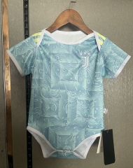 2025-2026 Juventus Away  Light Blue Baby Soccer Uniform-7411