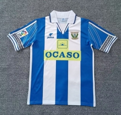 Retro Version 98-00  CD Leganés Home Blue&White Thailand Soccer Jersey AAA-0141