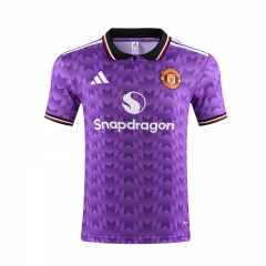 2025-2026 Manchester United Purple Thailand Polo Shirt-418