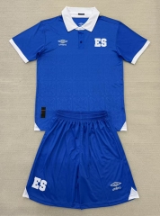 2025-2026 El Salvador Home Blue Soccer Uniform-AY